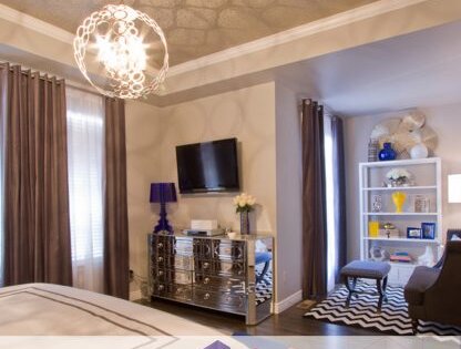 Įtempiamų lubų darbų galerija. Lubos su spauda