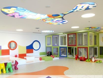 Įtempiamų lubų darbų galerija. Lubos su spauda